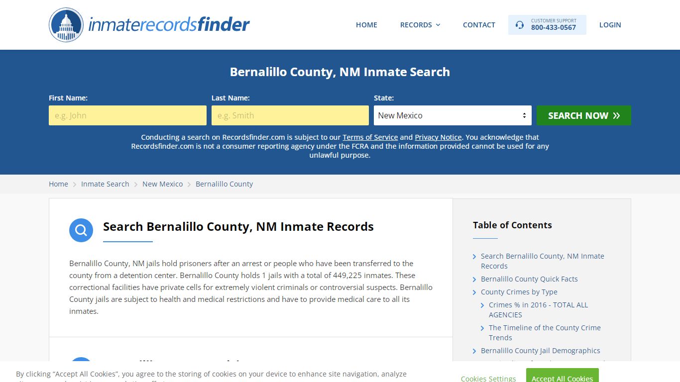 Bernalillo County, NM Inmate Lookup & Jail Records Online